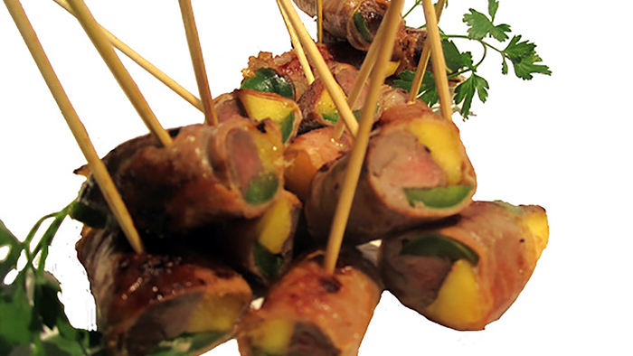 Prosciutto-Wrapped Duck with Mango and Jalapeño Recipe (Photo courtesy of “The Sporting Chef”)